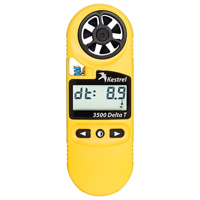 Kestrel 3500DT Weather Meter Digital Psychrometer 0835DT