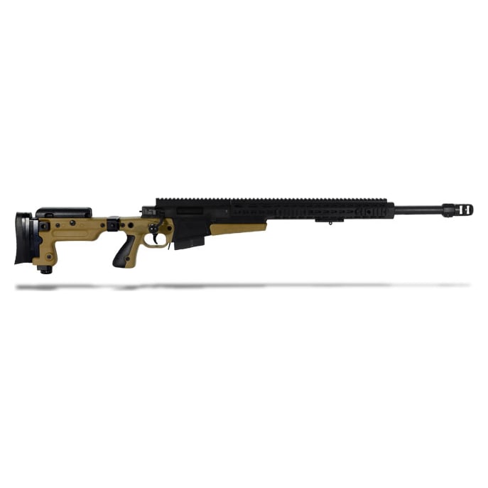 AX 6.5 Creedmoor 24" Barrel, SAS FDE, Black, Butt Spike, Flush Cups, Quick Butt, Quick Cheek, 16" tu R100651126320