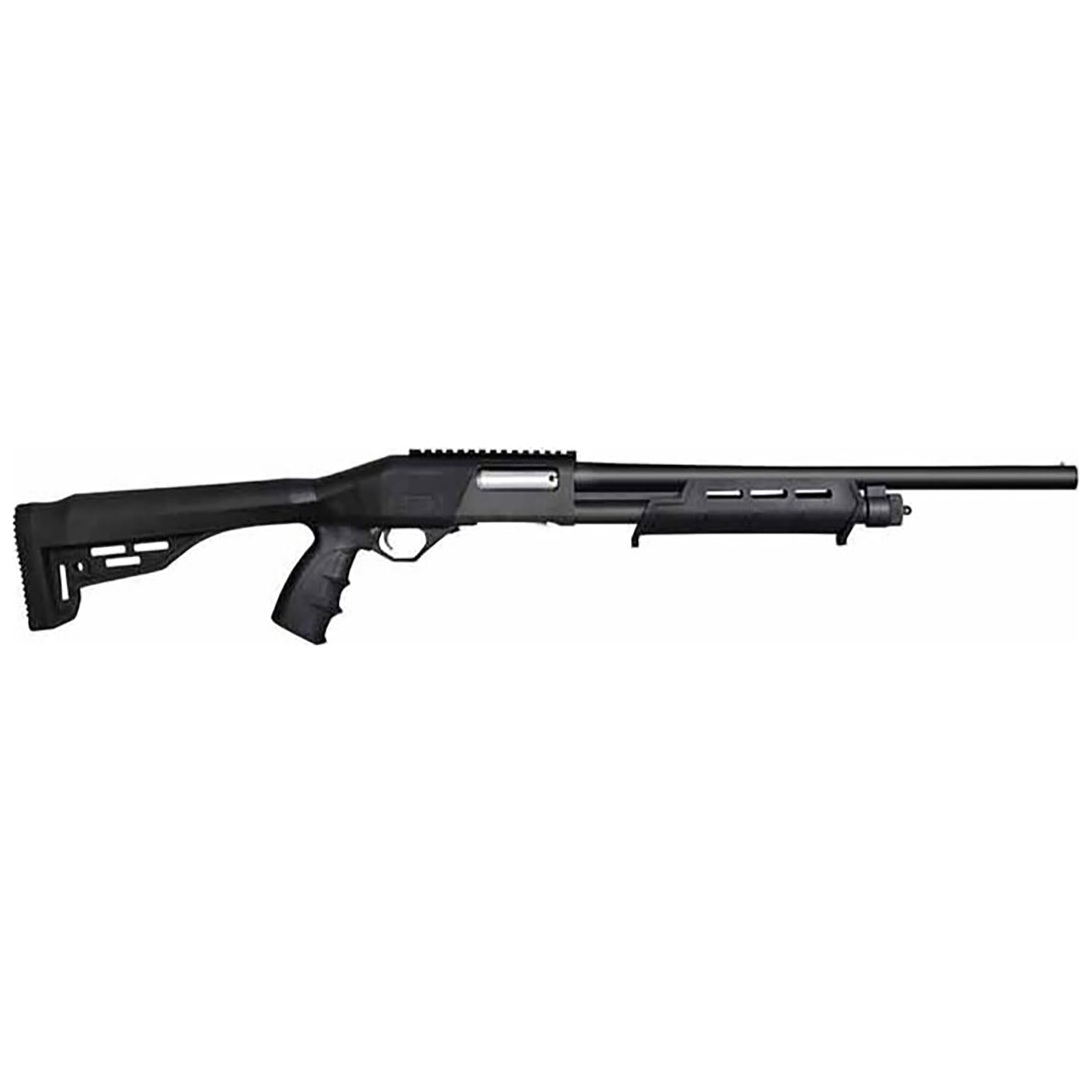 JTS X12PT 12ga 18.56" Bbl Picatinny Rail 4+1 Beaded Front Sight Pump Action Shotgun X12PT