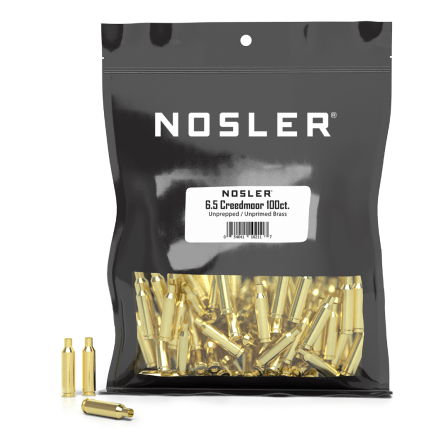 Nosler Brass - 6.5mm Creedmoor (100 ct) Bulk Brass Bag 10211