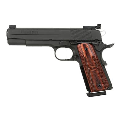 TARGET, Black Nitron Finish, Adjustable Target Sights, Rosewood Grips 1911-45-B-TGT