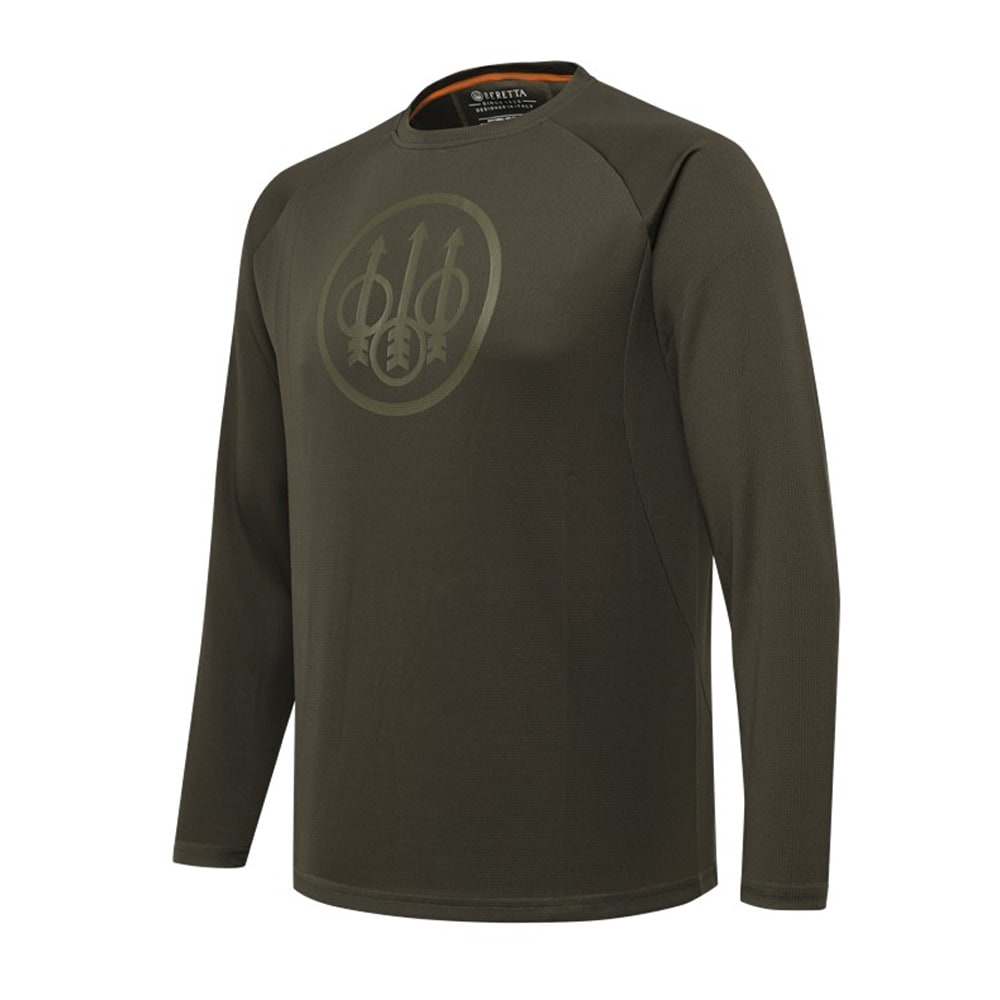 Beretta Ortles LS T-Shirt Green Moss TS862T259007AA