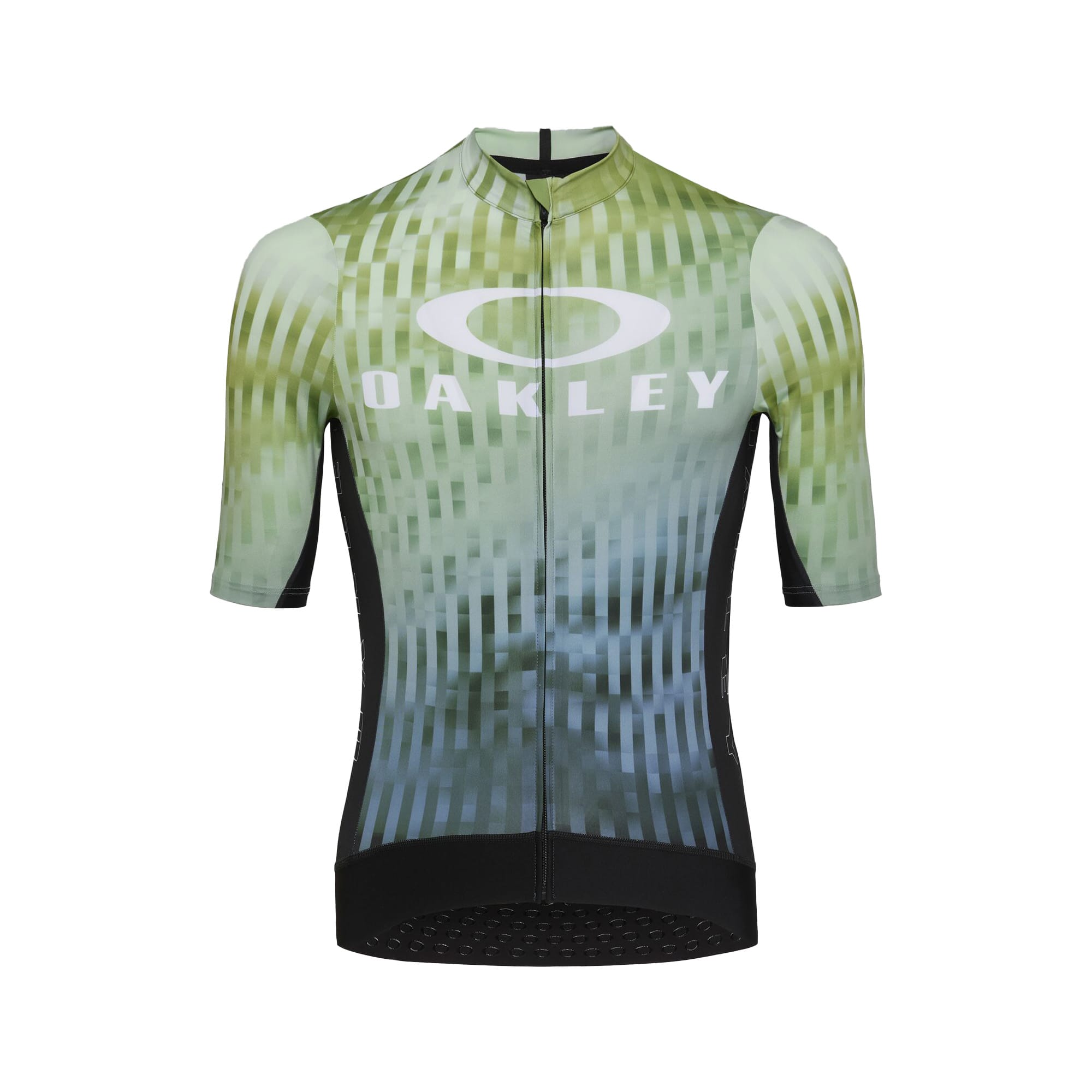 Oakley Icon Training Jersey Green Glitch Print XL FOA407938-7DD-XL