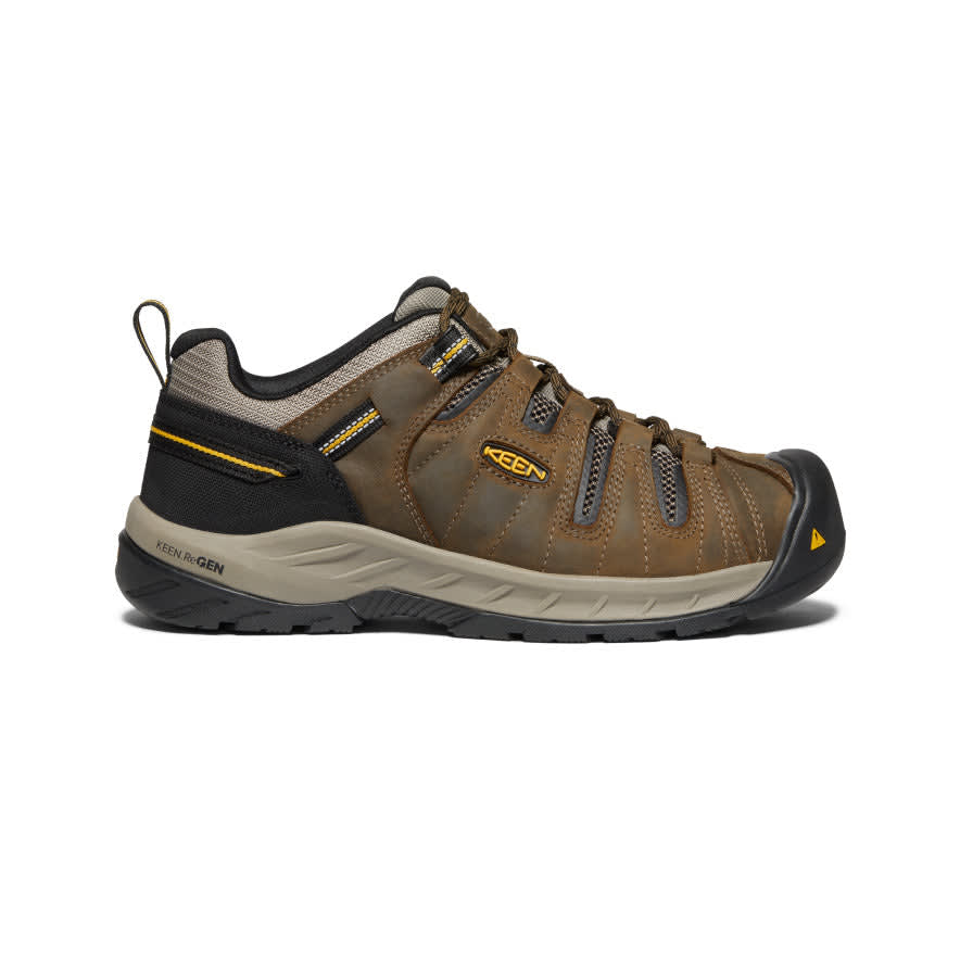 Keen Indus-Trail Flint II Soft Toe Men's Cascade Brown/Golden Rod 8.5EE 1023241-8.5EE