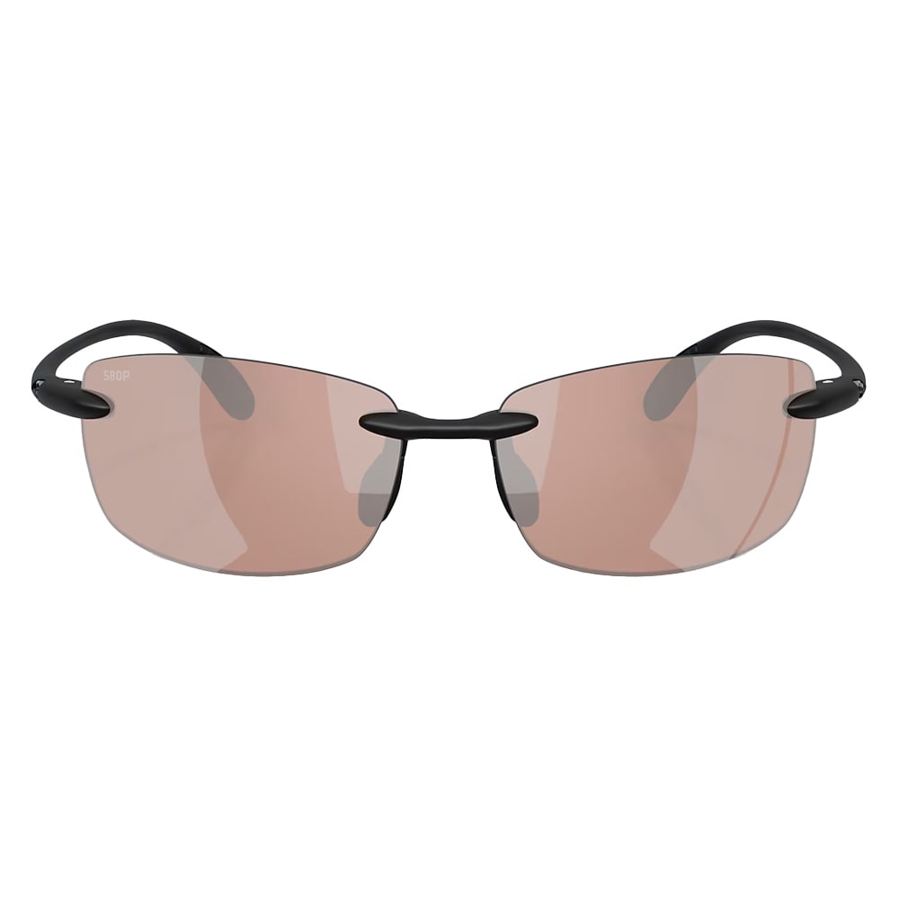 Costa Del Mar Ballast Matte Black Frame CopperSilver Mirror 580P Lens  06S9071-90710960