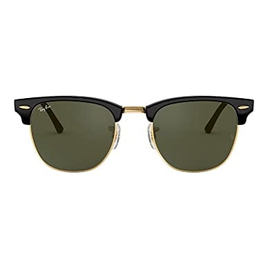 Ray-Ban Clubmaster Black on Arista G-15 Green 0RB3016F-W036555