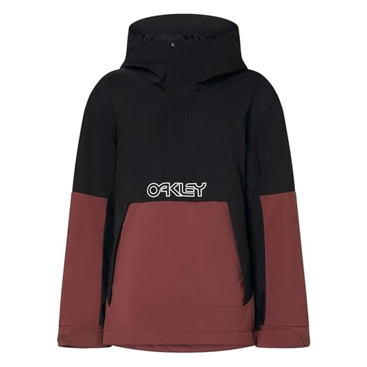 Oakley WMNS TNP TBT Insulated Anorak Blackout/Grenache FOA500471-01L