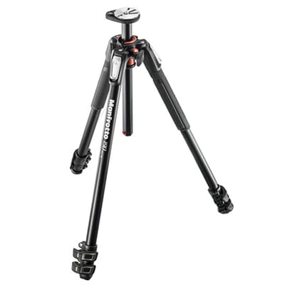 Manfrotto 190 Aluminum 3-Section Tripod