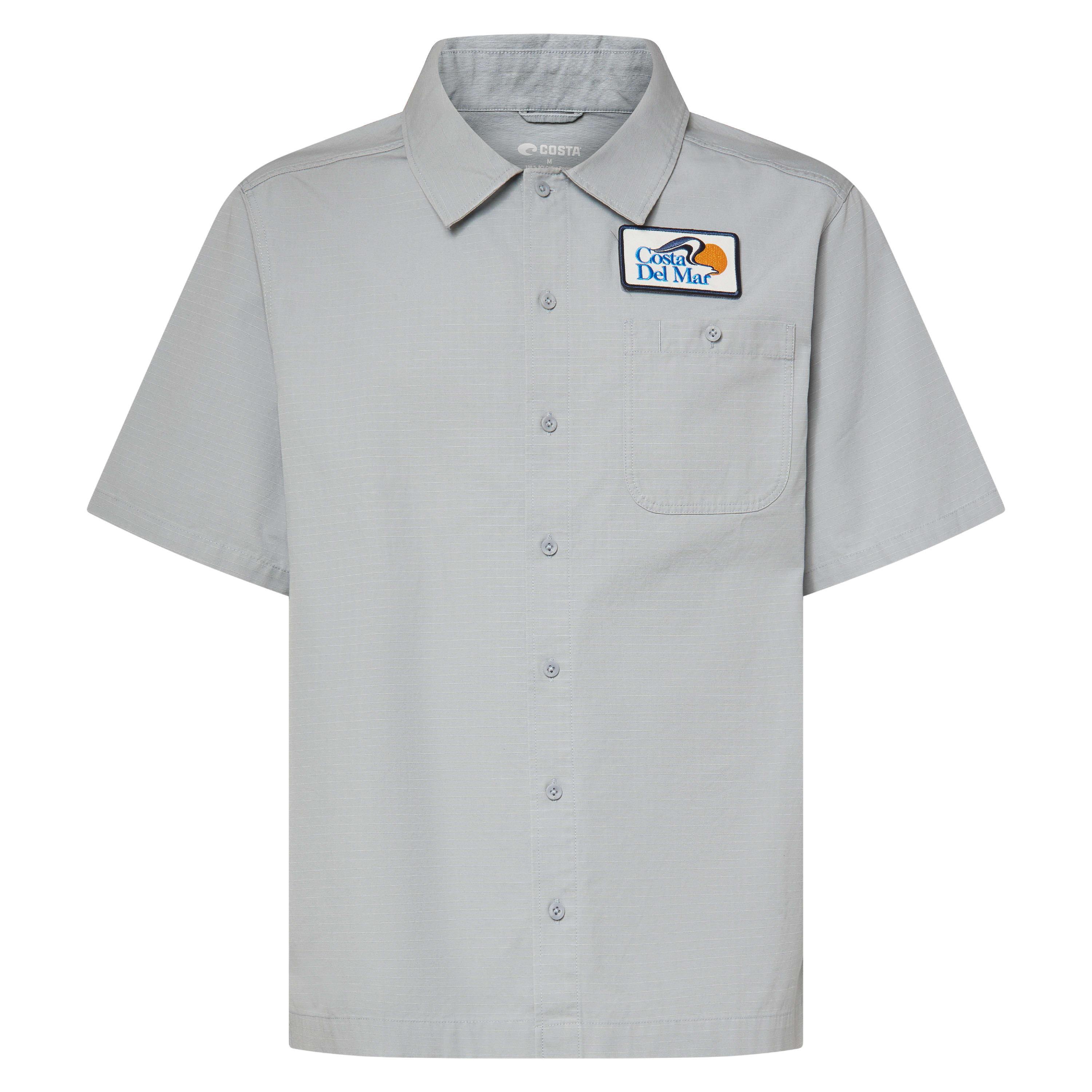 Costa Del Mar Lifestyle New Silhouette Del Mar Woven Shirt Mens Deck Gray FQA401348-29D