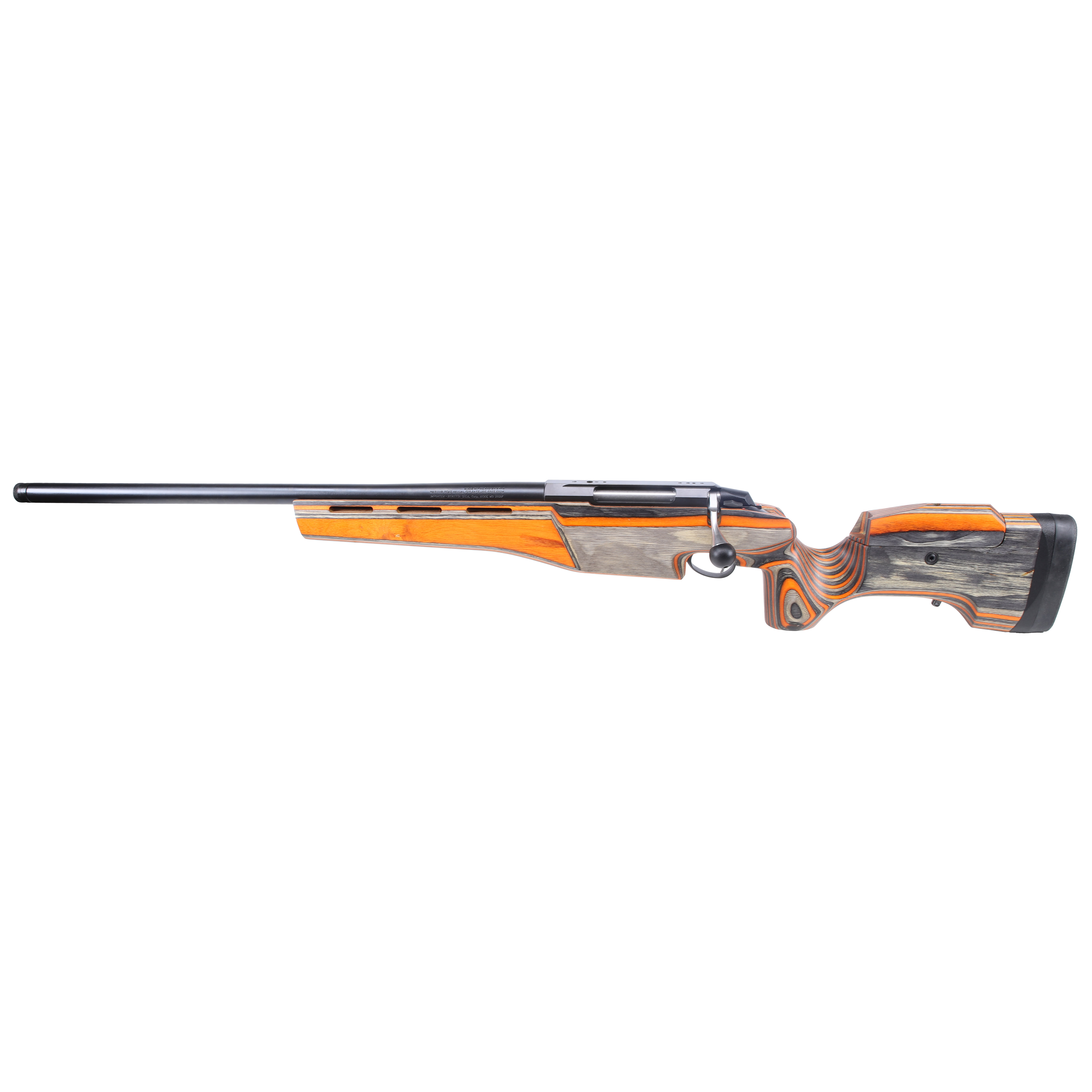Tikka T3X Sporter Blued Steel 6.5 Creedmoor NS 23.7 BBL 1:1/8 M18X1 TPI LH 5RD Laminate ADJ CHK / Oiled Orange J03364