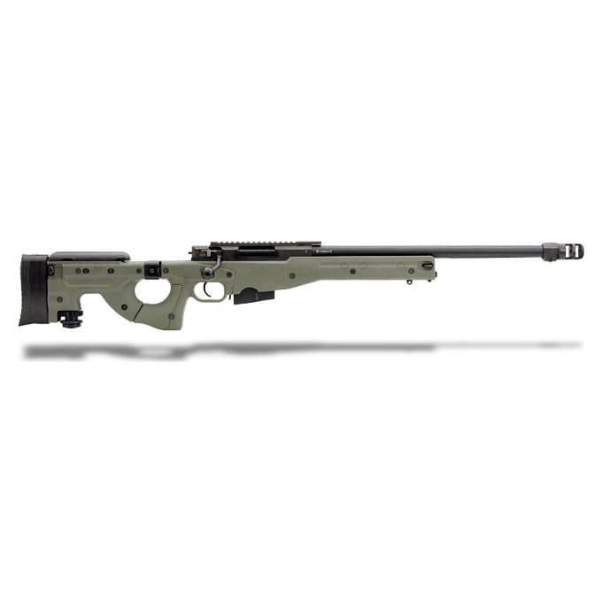 Accuracy International AW .308 20' SAS Muzzle Brake, Pic Rail, Green Folder, Butt Spike