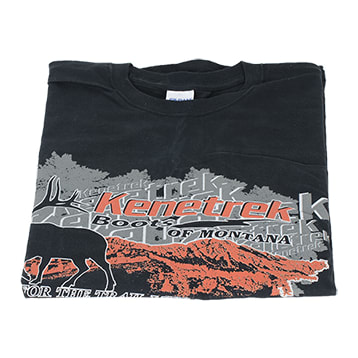 Kenetrek Logo T-Shirt Black Long Sleeve XXL KEQ-TBLK XXL