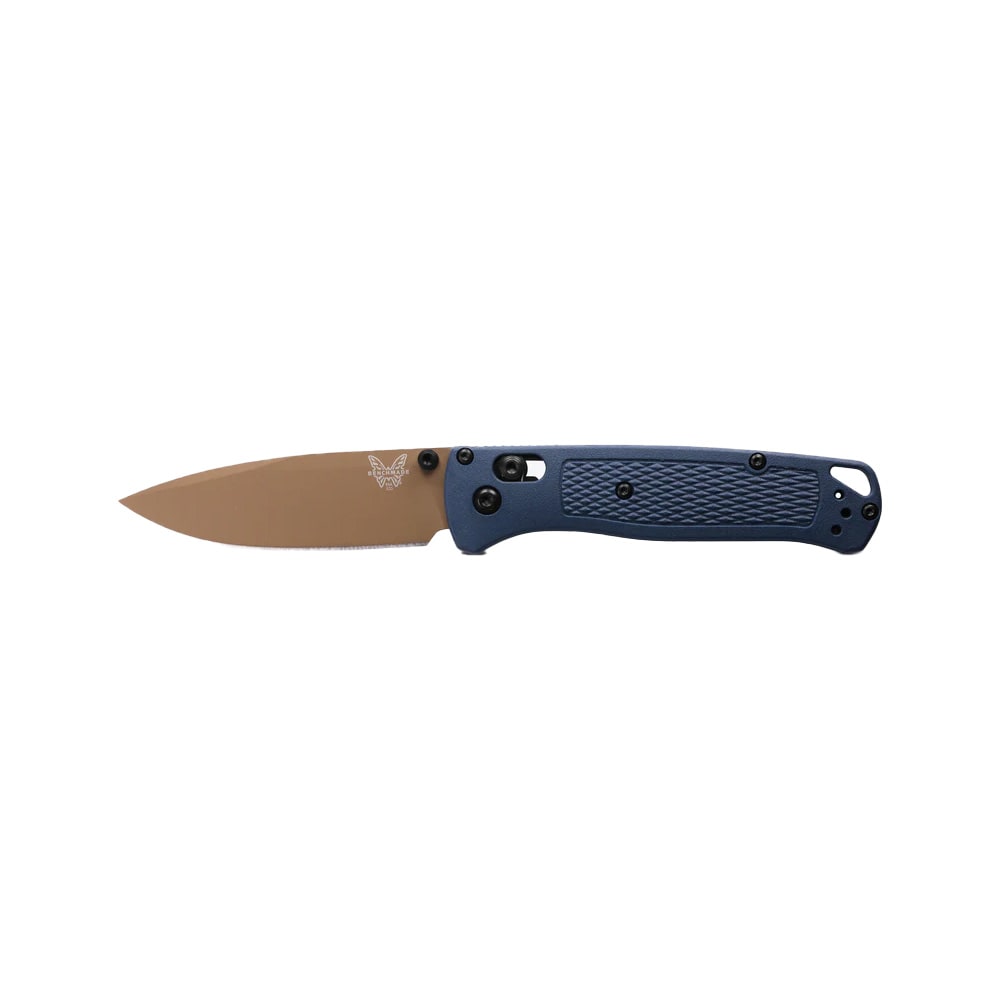 Benchmade Bugout AXIS Drop-Point Crater Blue Grivory Knife 535FE-05