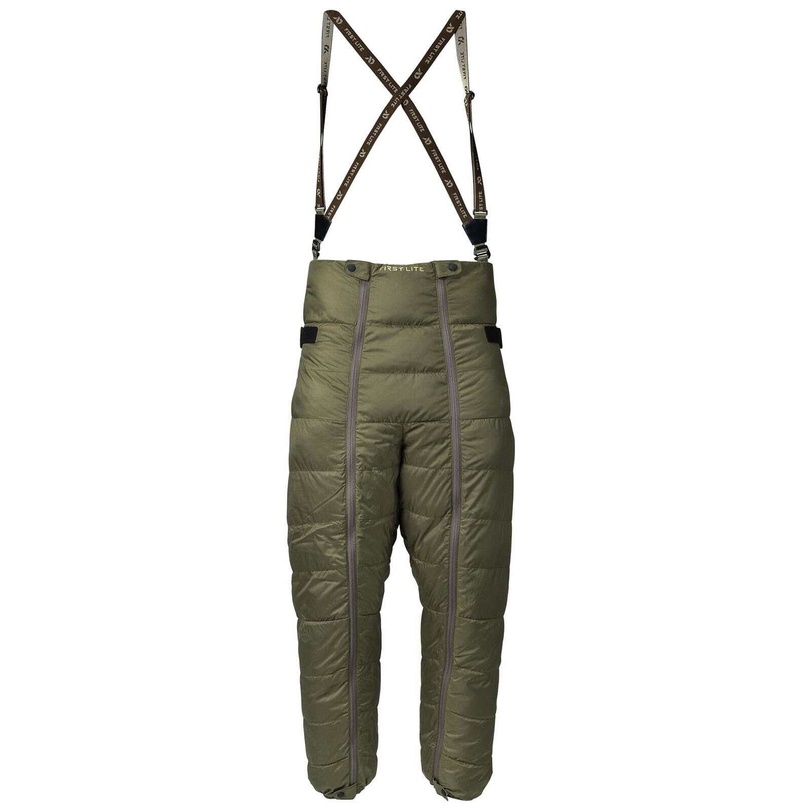 First Lite Men's Whitecloud Down Bib Conifer XL MBWCBCNXL