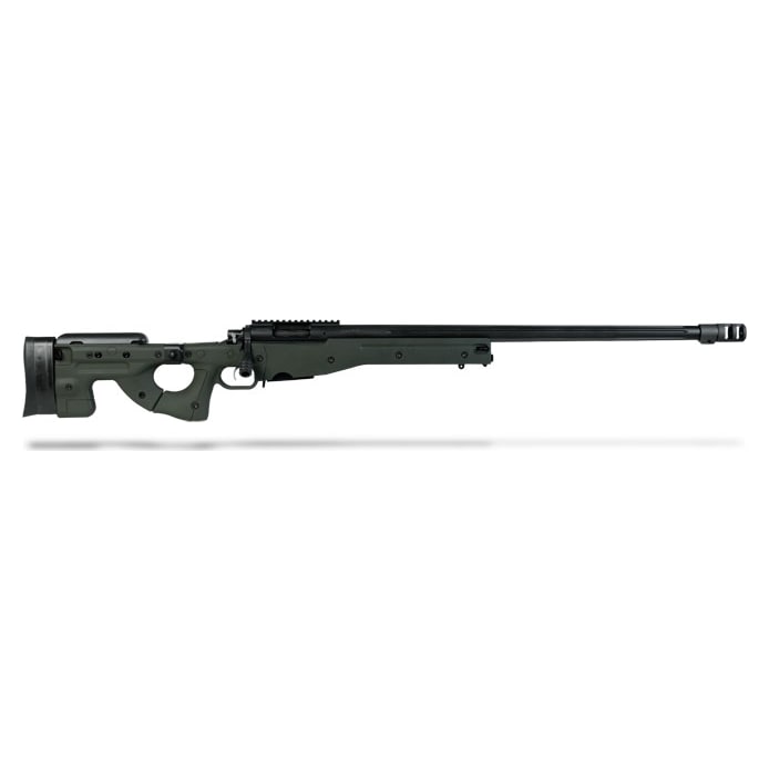 Surgeon Scalpel 7WSM-Green AI Folding Stock-Jewel Trigger-26in Fluted-Badger FTE Brake