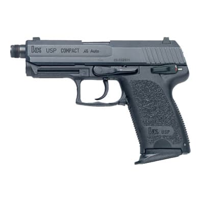 HK USP-Tactical V1 45 ACP black with 12 round magazine M704501T 704531T