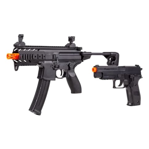 Sig Sauer SIG1 MPX 6mm Spring Airsoft Rifle & P226 Spring Pistol Kit AIR-S1-MPX226
