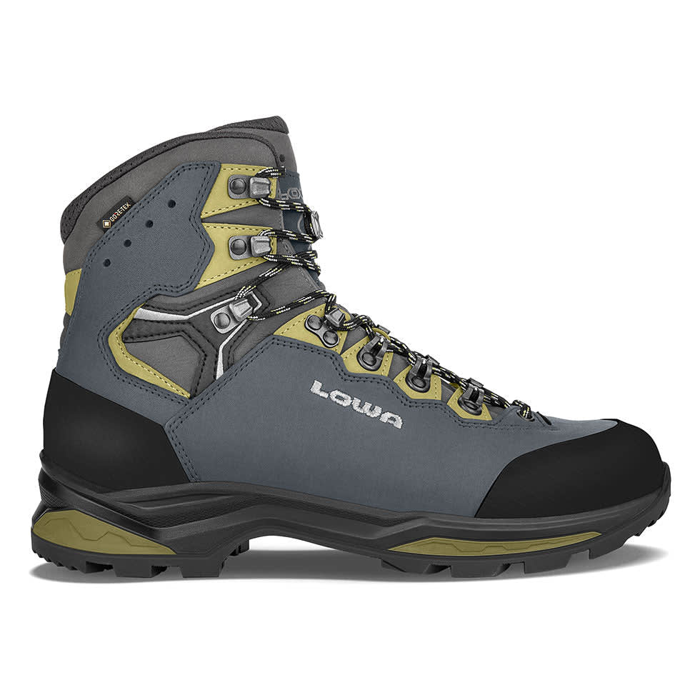 Lowa Camino Evo GTX Steel Blue/Kiwi Men's Medium Boots 2116277923