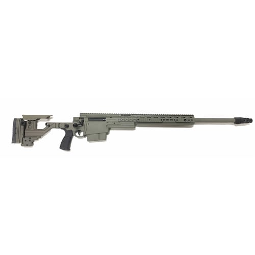 Accuracy International AXMC MKIII 338LM 27" 1:9 RH Bolt Action Rifle w/ Synthetic Folding Stock AXMCIII-338LM-ES-TAC