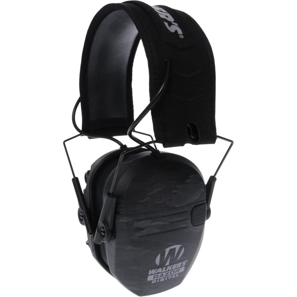 Walker's Razor Digital Muff Ghost Camo Electronic Ear Ear Muffs GWP-DRSEM-GST