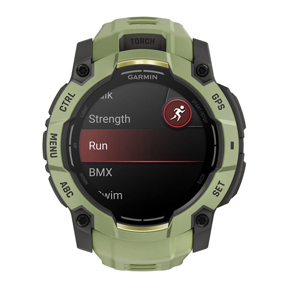 Garmin Instinct 3 50mm AMOLED Fern Green with Fern Green Silicone Band Smartwatch 010-03020-02