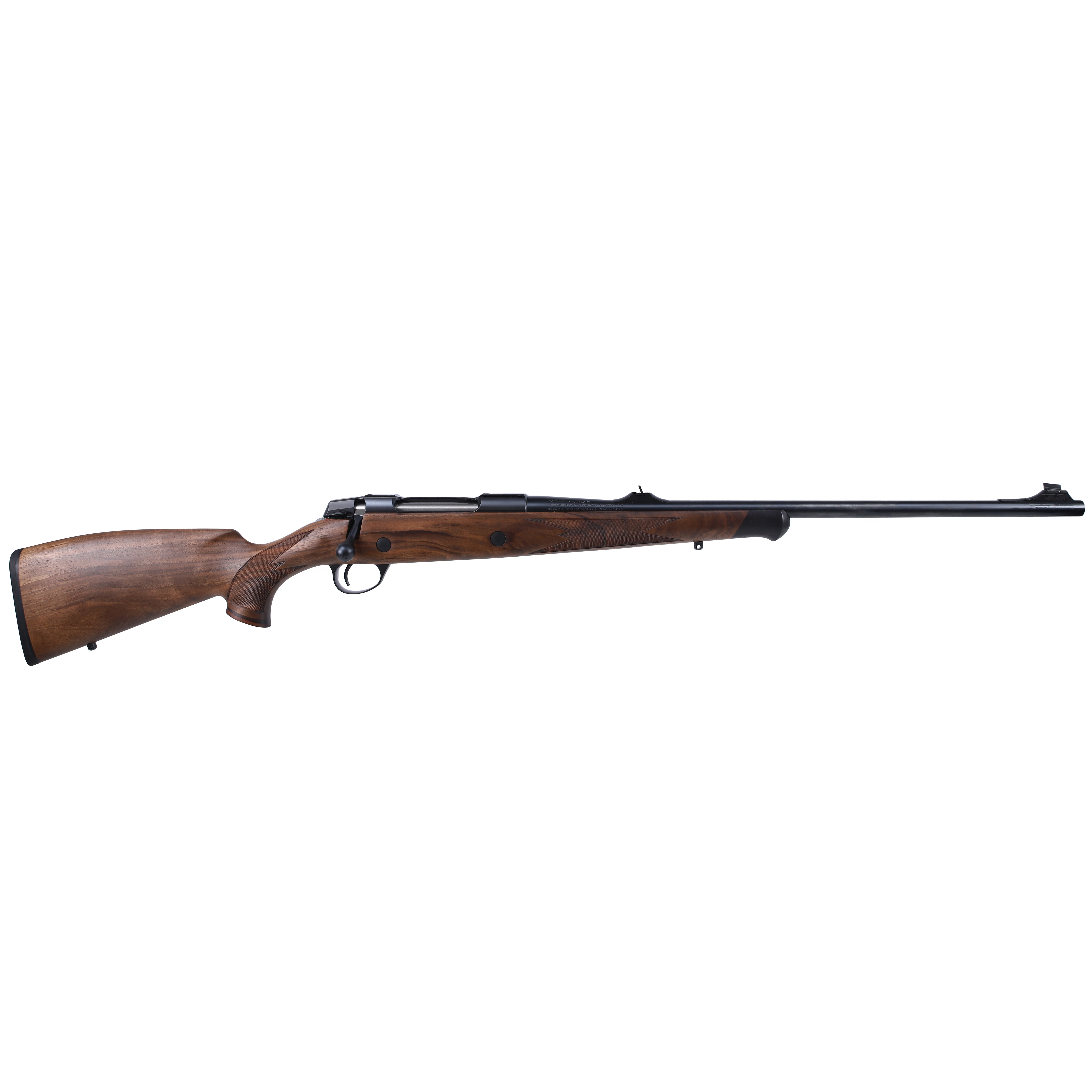 Sako 90 Bavarian Blued Steel 6.5x55 SE w/ Sights 22.4  BBL 1:8  TPI RH SS Trig  5RD Wood / Oiled Brown J05581