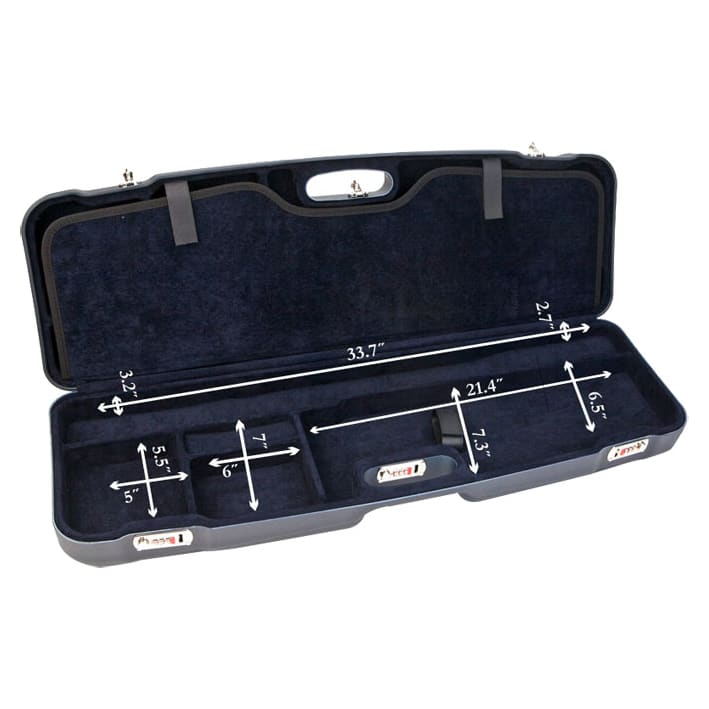 Negrini Two Gun 33.7" Case Blue/Blue 1622LR/5135