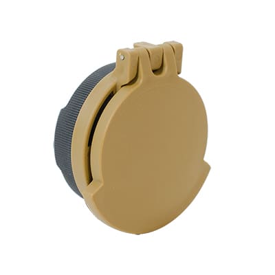 Tenebraex Tactical Tough Flip Cover w/Adapter Ring Ocular Ral 8000 to Fit S&B 1-8x24 PM II Short Dot Single Tab Cover 40FC0T-SB24EC-FCR