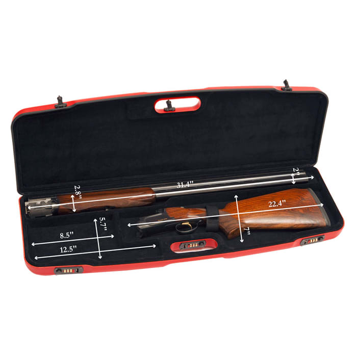 Negrini One Shotgun 31-3/8" Red/Black Case 1608LR/4718