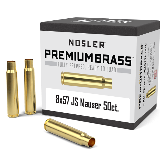 Nosler Premium Brass Box - 8x57 JS Mauser (50ct) 11888