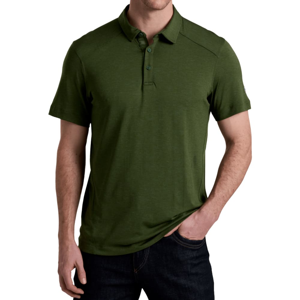 Kuhl Shadow Polo Short Sleeve Smoked Pine Men's 7583-SMKP-M