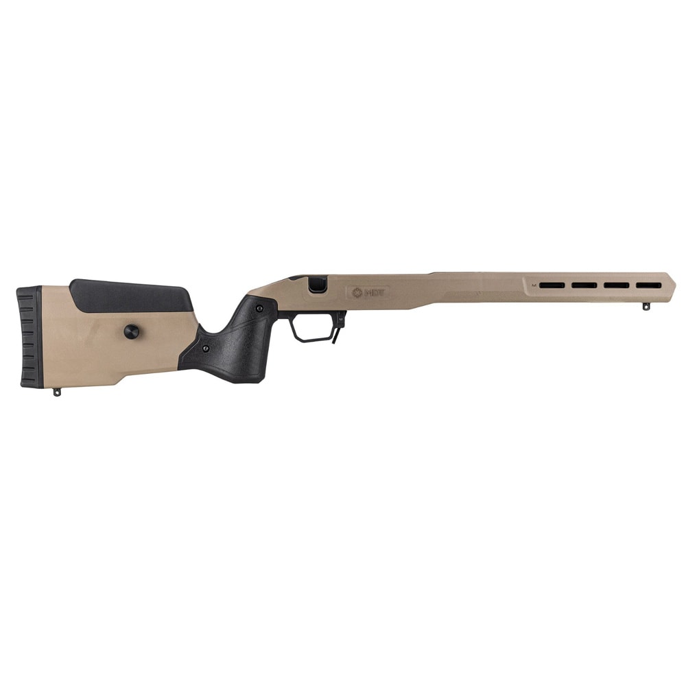 MDT Field Stock Ruger American LA RH FDE Chassis System 109545-FDE