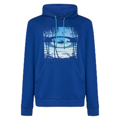 Oakley Golden Hour Bark Po Hoodie Crystal Blue FOA406179-671