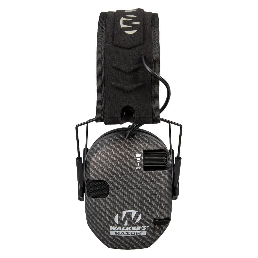 Walker's Razor Slim Electronic Muff Carbon Electronic Ear Ear Muffs GWP-RSEM-CARB