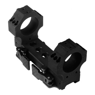 MODULAR DUAL LEVER QD 34mm MOUNT 0 MOA 3-SLOT ECOS CAPS (BLACK) AWP 8110-34 AWP 8110-34