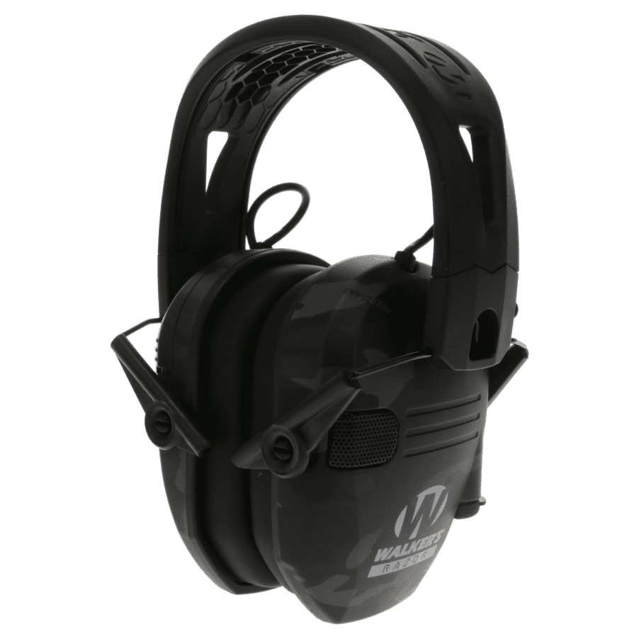 Walker's Razor Tacti-Grip Muff Multicam Grey Camo Electronic Ear Ear Muffs GWP-RSEMRH-MCCG