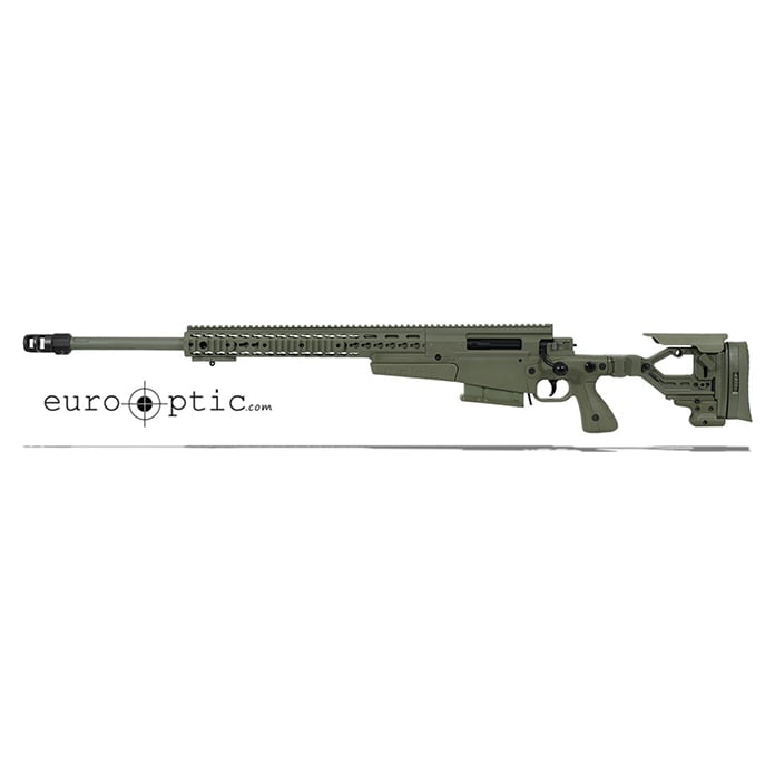 Accuracy International AX 300 Green chassis 26 inch barrel std brake Left Hand A-XM300WMGR26SM-LH