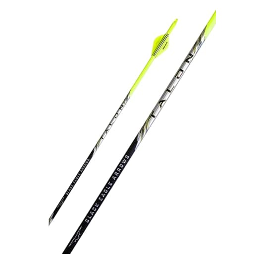 Black Eagle 19/64" Factory Fletched Arrow Talon 2.5" Shield Cut 6 Pk .003"-350 33875
