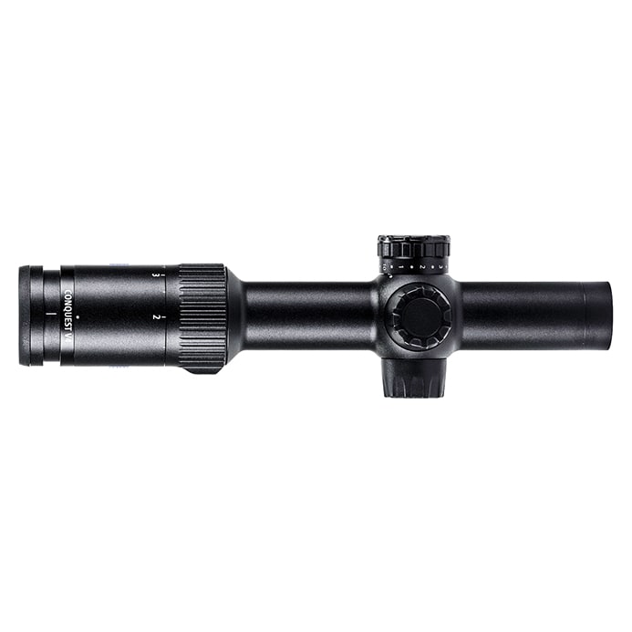 Zeiss Conquest V4 1-4x24mm Illum #20 Z-Plex #60 Capped Elev. Turret Riflescope 522905-9962-000