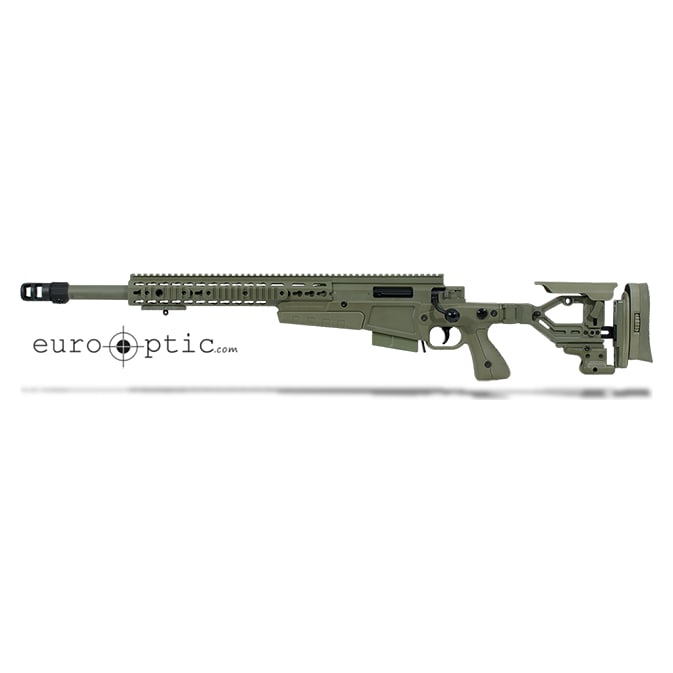 Accuracy International AX 308 Green chassis 20 inch barrel std brake - small firing pin Left Hand A-XS308WNGR20SM-LH