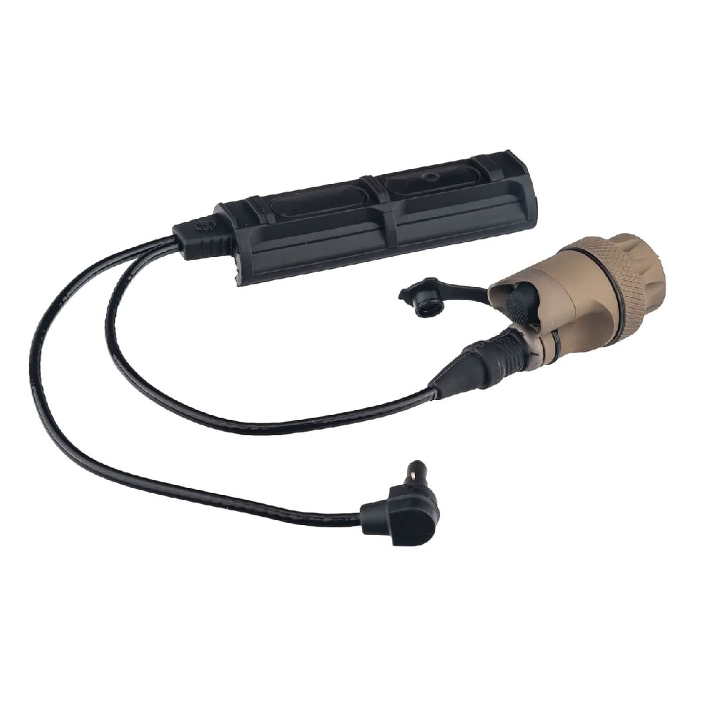 SureFire Scout Light Tan Low-Current Rail Tape Switch w/7" Insight Tech/Atpial Laser Cable DSE-SR07-D-IT-TN
