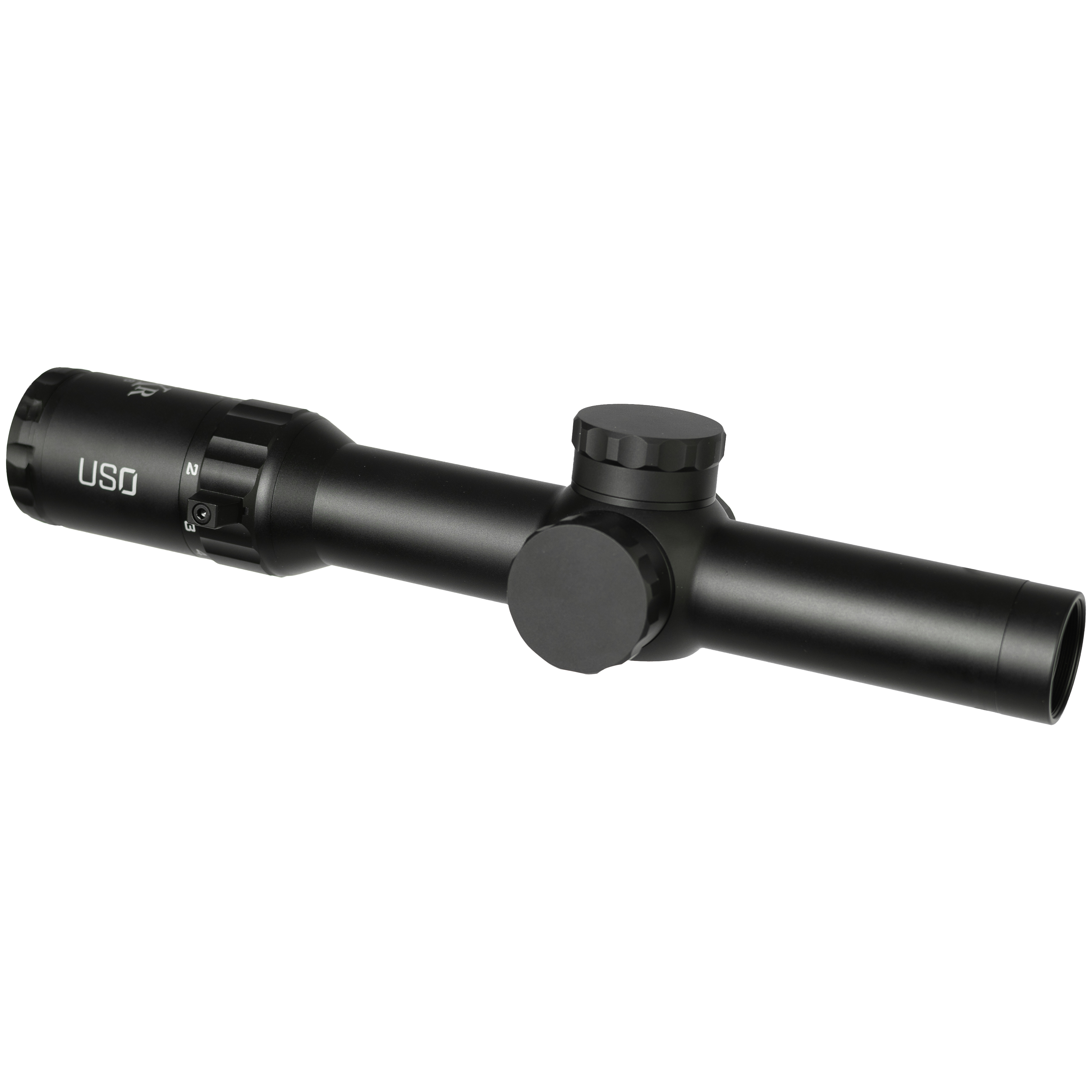 US Optics 1-6x24mm 34mm Tube Digital Red FFP SRM Reticle Elevation and Windage Zeroing Knob with 1/10 MIL Adjustments SXR-1-6-SRM