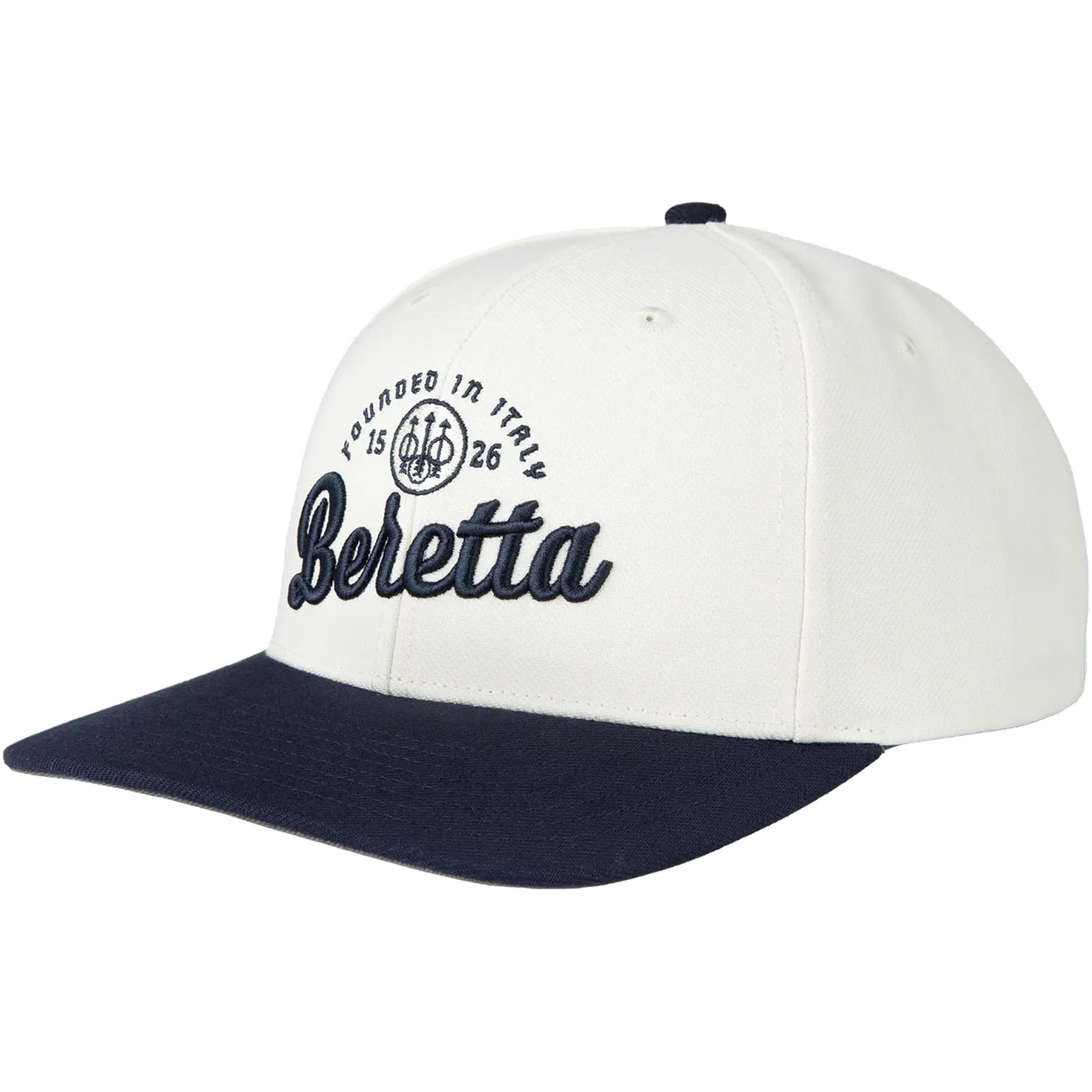 Beretta Varsity 1526 Baseball Hat Dark Navy &amp; Beige OSFA BC041T0764050C