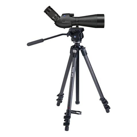 Zeiss DiaScope 85 T* FL Angled Spotting Scope w/Variable 20-75x Eyepiece & Carbon Tripod 000000-1900-633