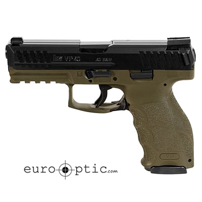 Heckler Koch VP40 .40 S&W OD Green Pistol 700040GRLEL-A5