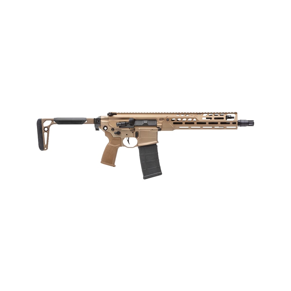 Sig Sauer SigMCX 5.56 NATO SBR 11.5in IR Cerakote FDE Semi Fold Tele AL MLOK HG (1) 30rd Mag RMCX-556N-11B-IR-SBR