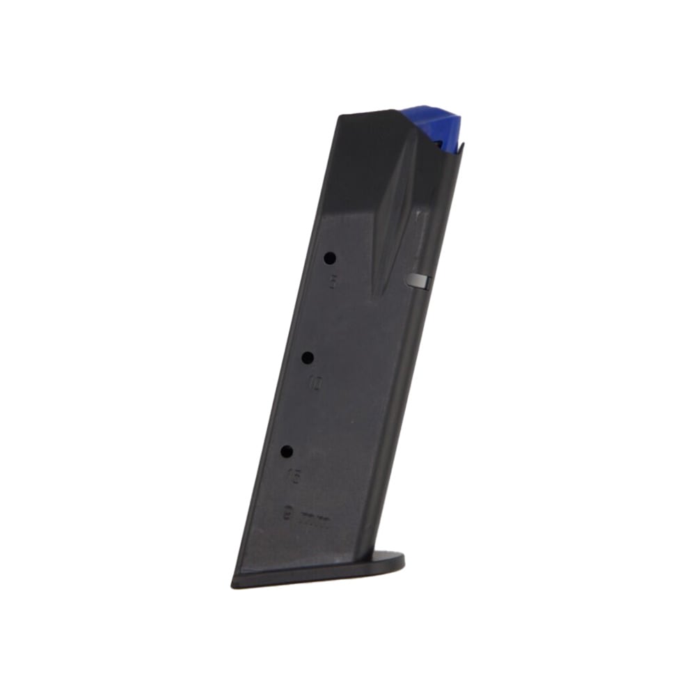 CZ DWX Compact 75 Compact 9mm 15rd Black Aluminum Basepad DW Pistol Magazine 11451