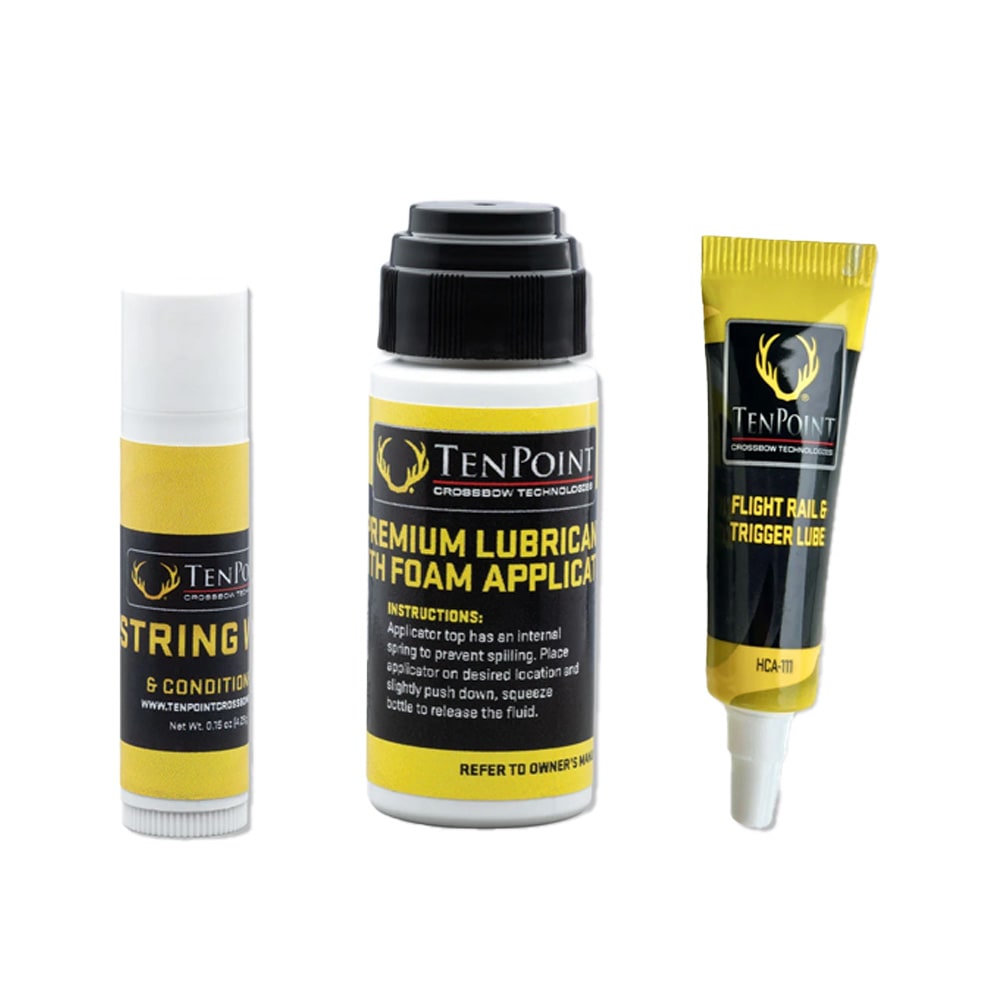 TenPoint Maintenance Kit w/Premium Lube, Wax &amp; Trigger Lube HCA-11226