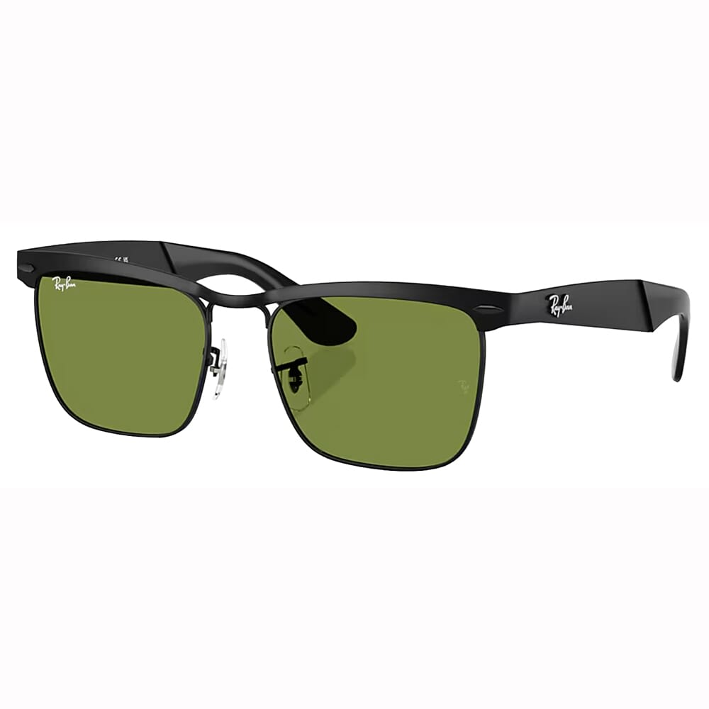 Ray-Ban Wayfarer Deluxe Matte Black Green 0RB3875-0064E53