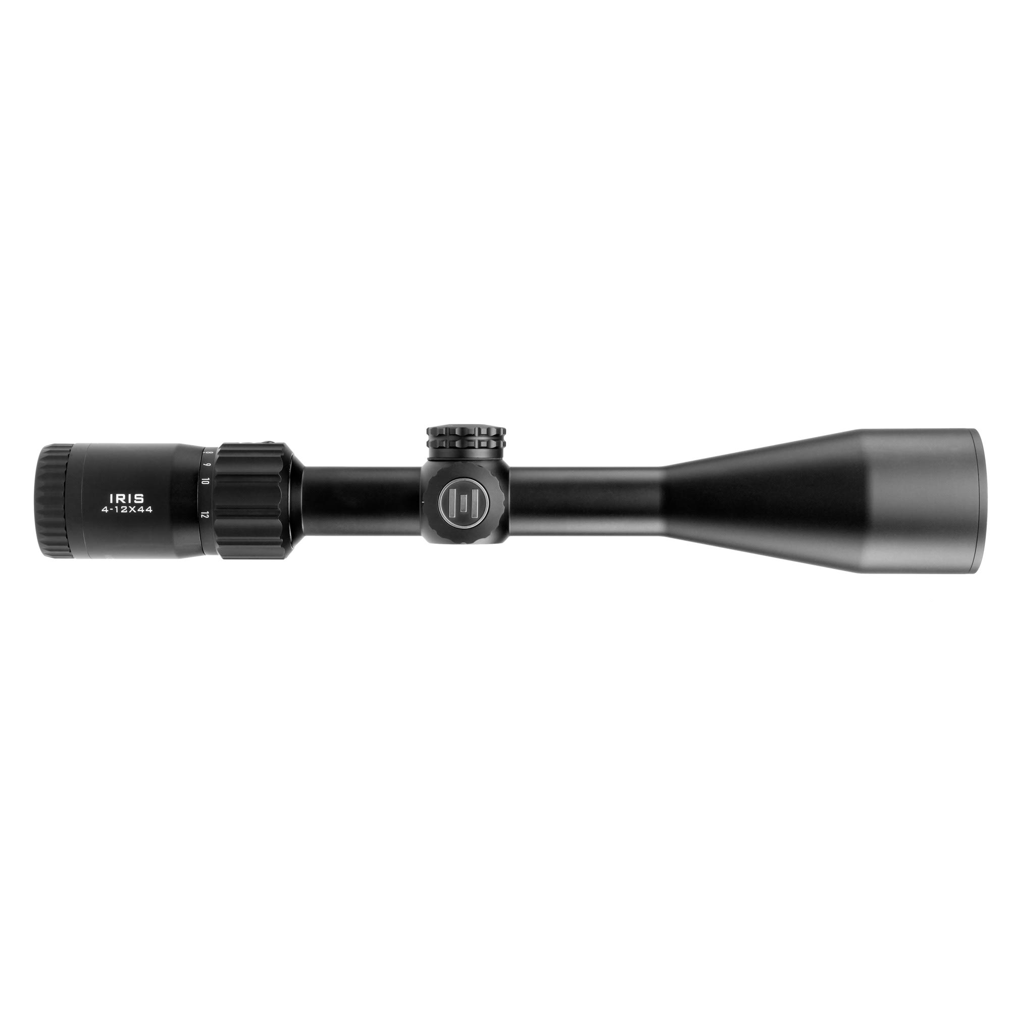 Element Optics Iris 4-12x44mm SFP RAPTR-1S 1in Tube 16.1oz Multi-Coated Lenses Nitrogen Purged Waterproof Scope w/ Lens Caps 50016
